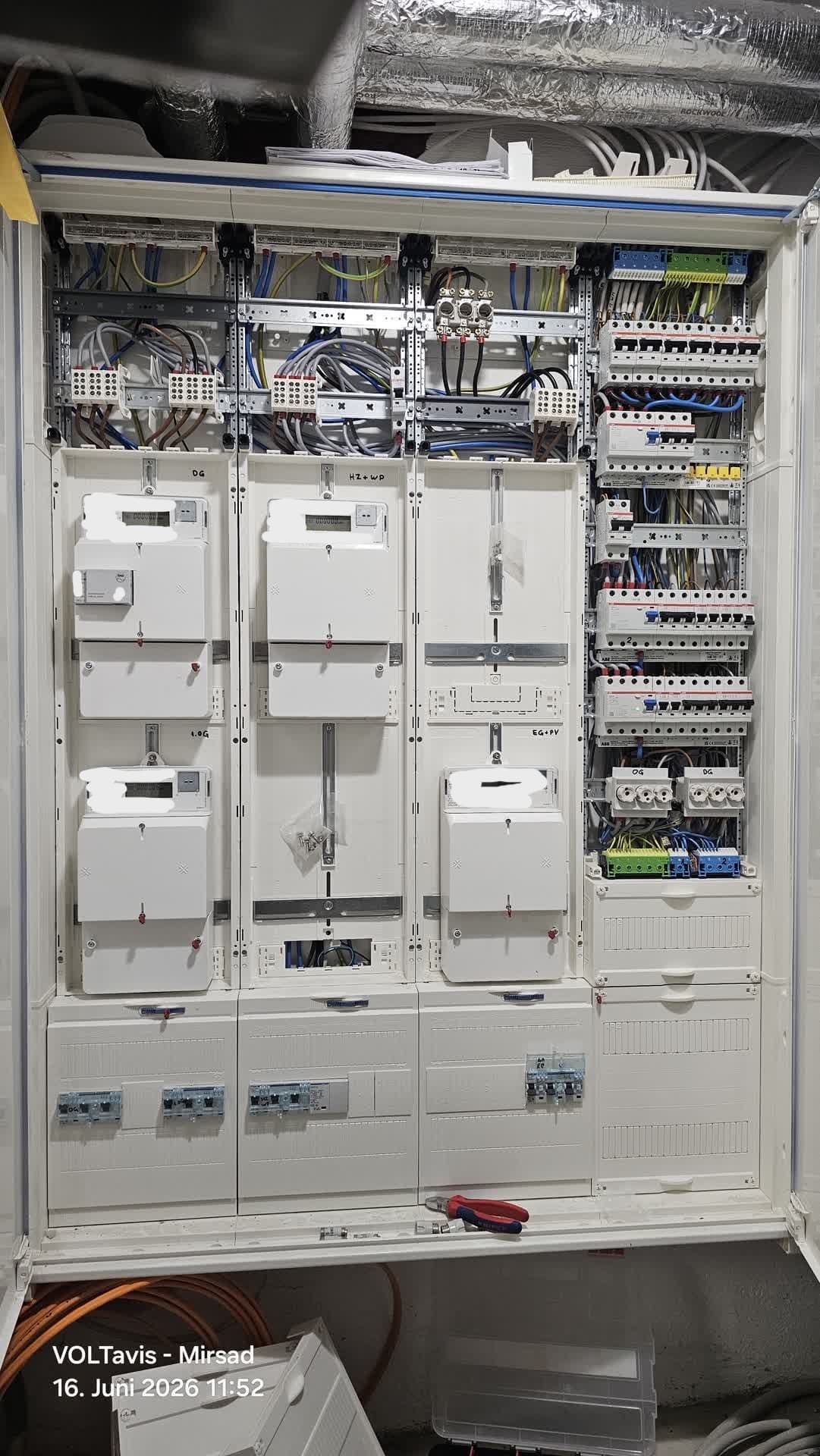 Zählerschränke Ludwigshafen – Zaehlerschrank Hlak Verdrahtung, Referenzfoto 1 von 5 (VOLTavis - Elektrotechnik Meisterbetrieb)
